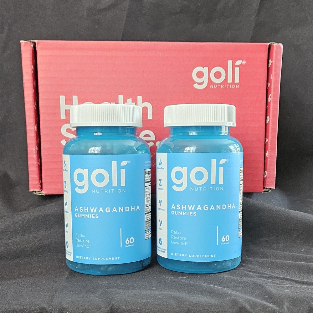 Goli Nutrition Blue Ashwagandha Gummies